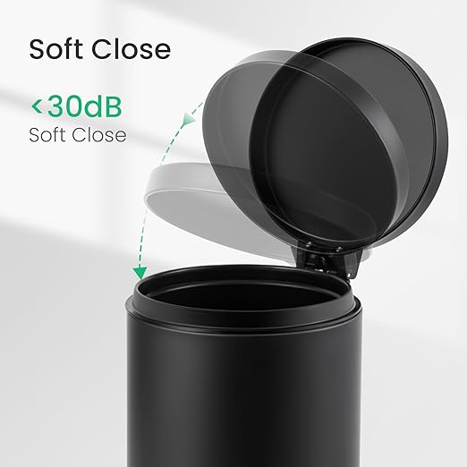 Cesun Small Round Bathroom Trash Can - Image 5