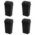Sterilite Swing Top Wastebasket, Trash Can, 13 Gallon, Garage and Workspace by Sterilite