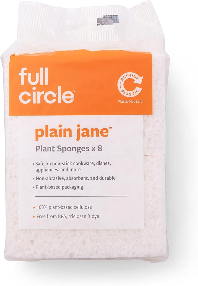Full Circle 100% Plant-Based Cellulose Sponges, Natural Sponge - Image 2
