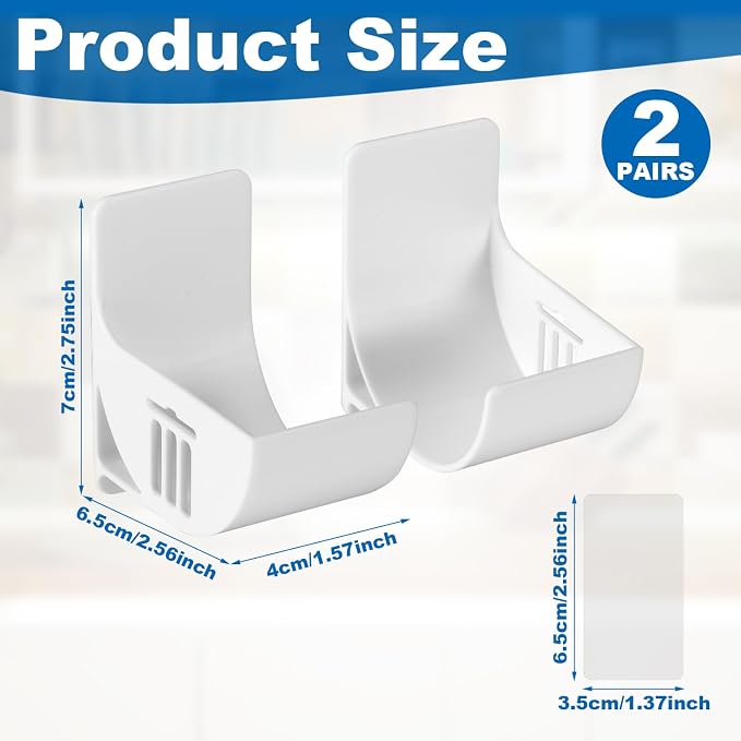 PEUTIER 2.5 Inch Small Trash Bag Holder, Wall Mount Kitchen Organizer - Image 2