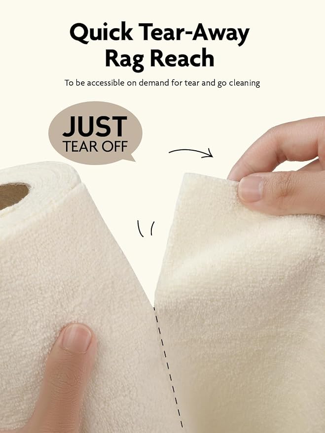 Fantasticlean Microfiber Cleaning Cloth Roll- 40 Sheets, Tear-away Microfiber - Image 2