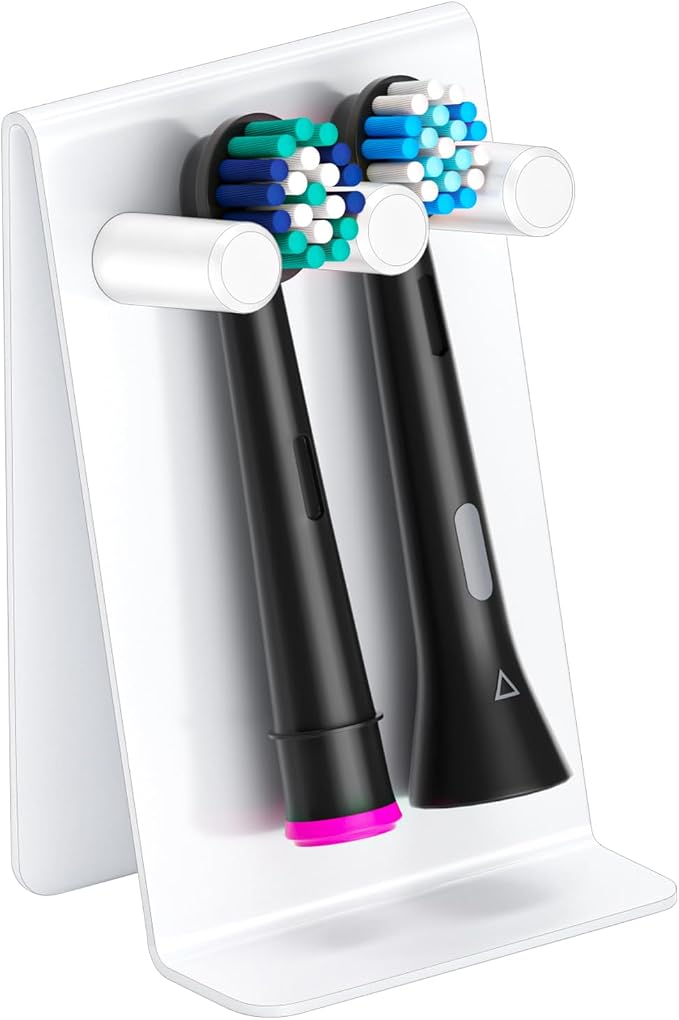 Electric Toothbrush Head Holder Adhesive or Tabletop, Tooth Brush Holder by WelcometoOukimly