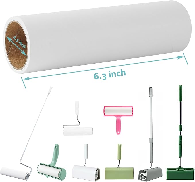 6.3 inch Large Lint Roller Refills Compatible - Image 2
