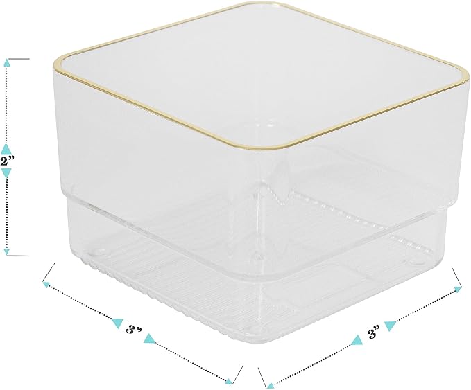 Martha Stewart Kerry Stackable Desk Drawer Organizers - Image 7