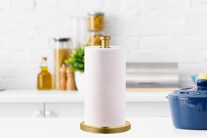 Gold Paper Towel Holder, Paper Towel Holder Countertop, Paper Towel Holder - Image 8