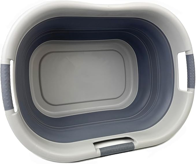 SAMMART 40L Collapsible Plastic Laundry Basket - Image 2