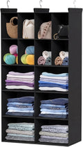 5 Tier Hanging Closet Organizer, 14 Compartments Dual Row Storage, 3 Sturdy by Ofiray-home