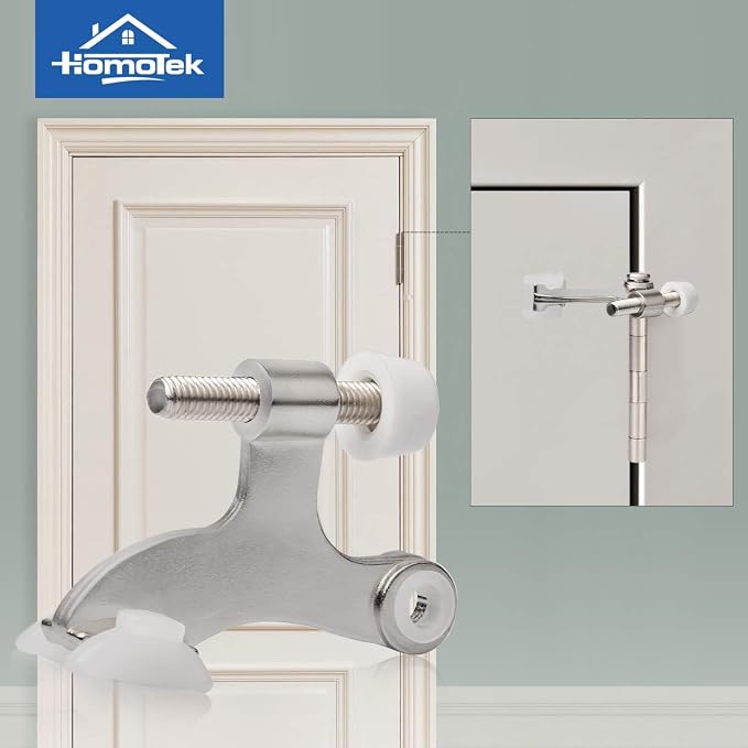 HOMOTEK 20 Pack Hinge Pin Door Stopper, Hinge Stops - Image 6
