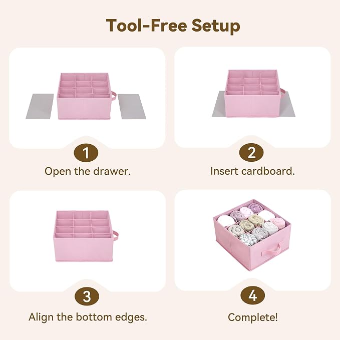 GRANNY SAYS Hanging Closet Organizer, 5 Drawers, 6 Shelves, 6 Pockets, 6 - Image 7
