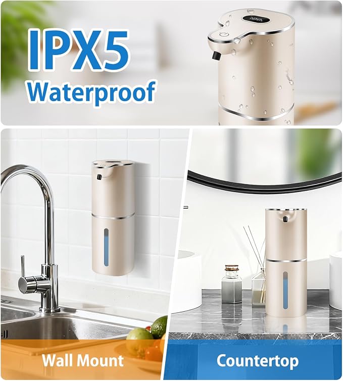 Automatic Foaming Soap Dispenser Digital Display, 6-Level Foam Adjustable | - Image 6