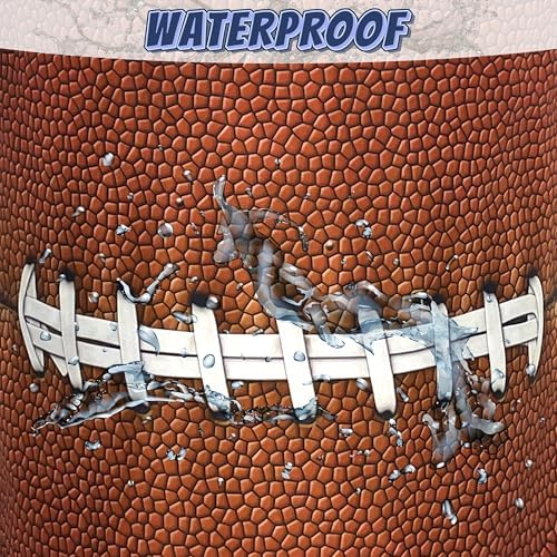 Funny Football Laundry Basket Oxford Cloth Foldable Hamper 18.9x16.5 Inch - Image 4