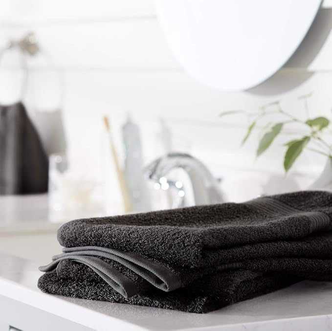 Amazon Basics Fade-Resistant 100% Cotton Washcloth - Image 6