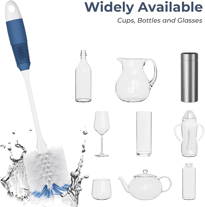 Bottle Brush Cleaner, Long Flexible Handle Bottle Brush Scrub - Image 4