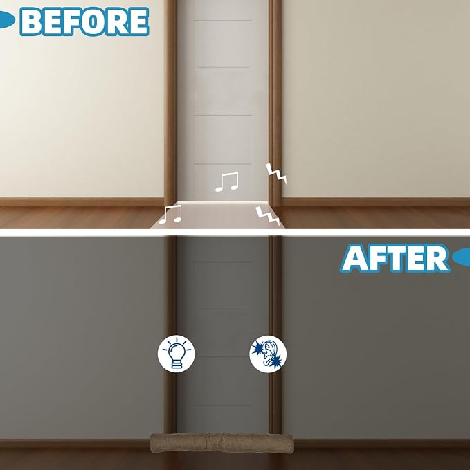 Weighted Door Draft Stopper, Under Door Seal - Image 4