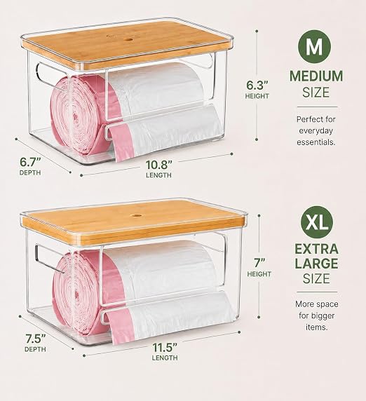 2-in-1 Stackable Trash Bag Dispenser & dishwasher pod holder - Image 2
