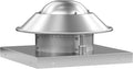 Direct Drive Axial Downblast Exhaust Fan Roof Exhaust Fan -19" Fan Base, 1/30 HP 115 Volt Single Phase Motor 500 CFM, ETL Listed