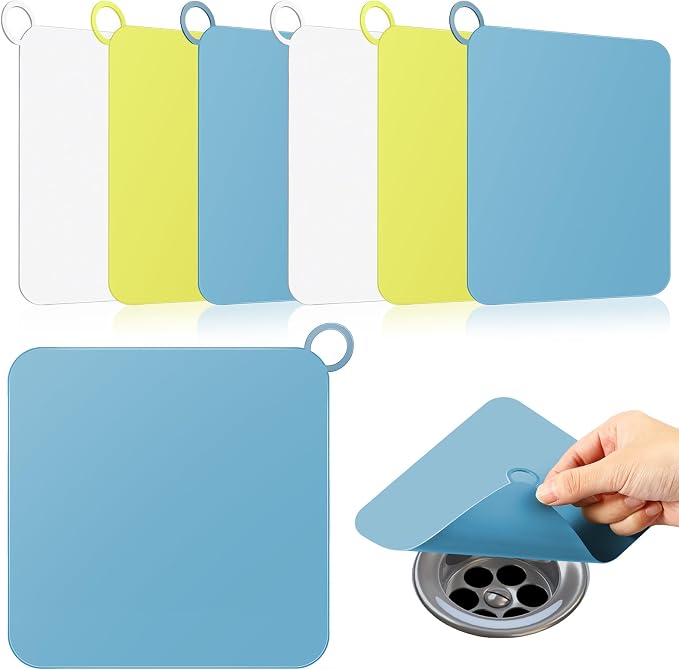6 Pack Drain Covers for Bugs, 6 X 6 Inch by Yinkin