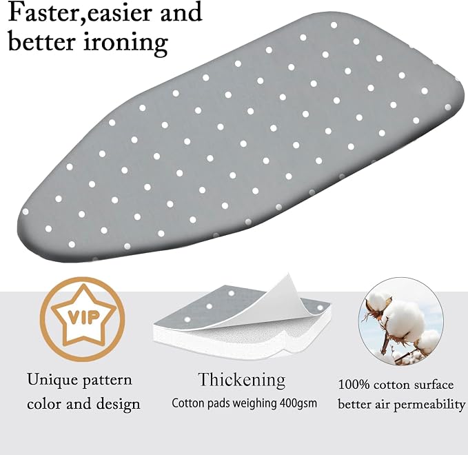 Small Ironing Board Cover Scorch Resistant, Table top Ironing Board Cover - Image 3