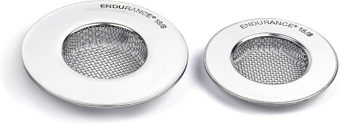 RSVP International Stainless Steel Kitchen Sink Strainer, Food Scrap Trap - Image 3