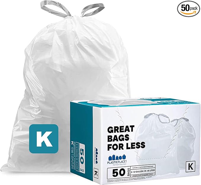 Plasticplace Custom Fit Trash Bags, Compatible by Plasticplace