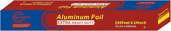 24 Inch Extra Wide Extra Heavy Duty Aluminum Foil Roll, 24 Inch Width x 250 - Image 8