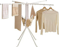 JOOM 4 Legs Clothes Drying Rack, Garment Rack Portable and Foldable Space by JOOM