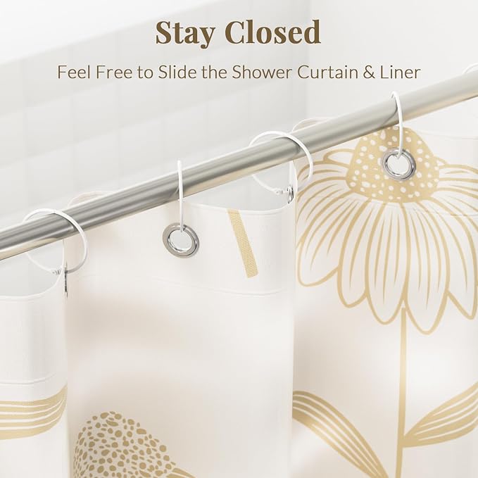 Bathway Anti-Drop Shower Rings, Rust Proof - Image 3