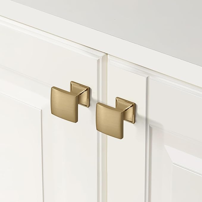 khtumeware Cabinet Hardware Pack Cabinet Handles Champagne Bronze Pulls Warm Brass Drawer Pulls 20 x 3-3/4 Inch