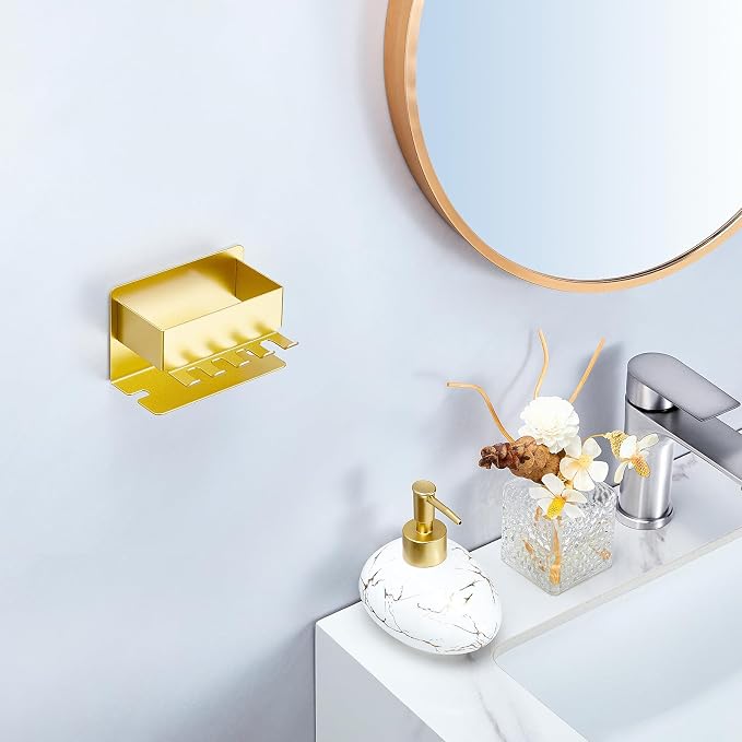 Toothbrush Head Holders, Electric Tooth Brush Head Holder, Adhesive Toothpaste - Image 2