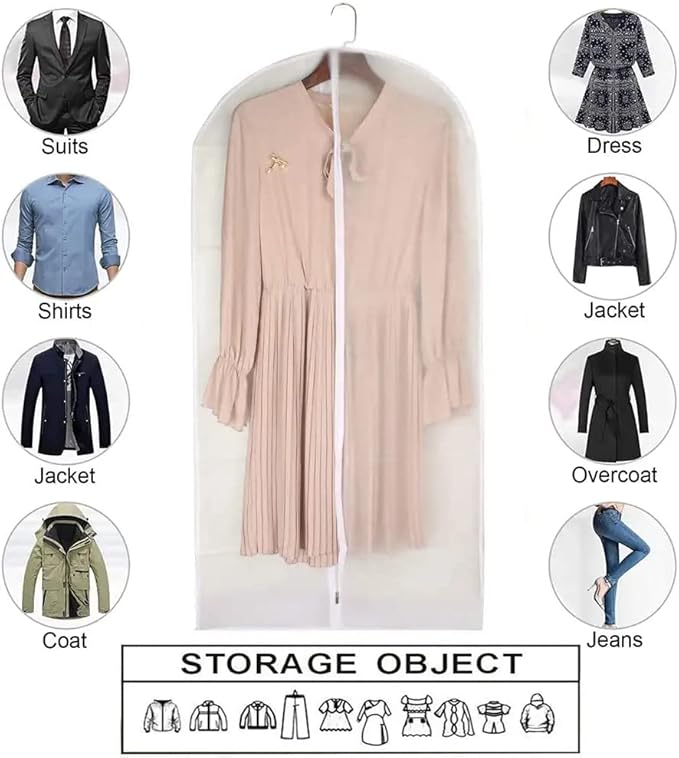HomeClean Garment Bag, Dust-Free Clothes Storage - Image 6