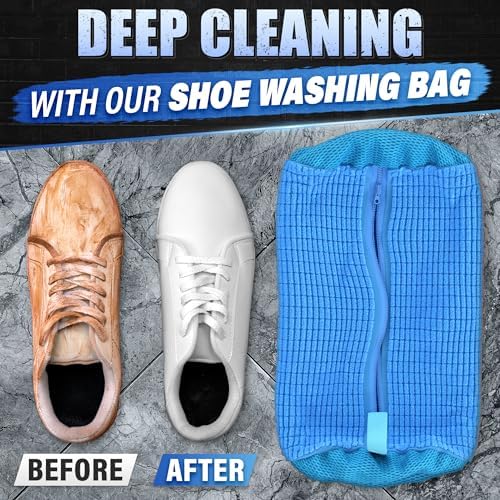 2 Pcs Reusable Shoe Washing Machine Bag, XXL - Image 5