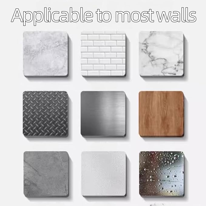 DDMY Adhesive Wall Hooks Clear 50lb Heavy Duty Hanging Sticky-10 Pack | Heavy - Image 9