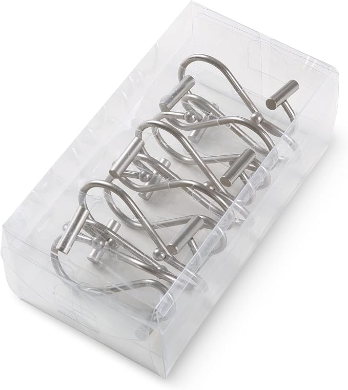 Nickel Shower Curtain Hooks, Rust Proof Shower Curtain Rings - Image 7