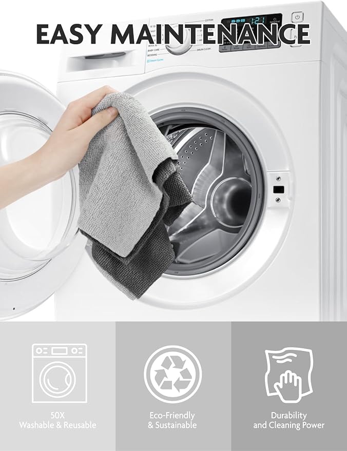 Fantasticlean Microfiber Cleaning Cloth Roll -150 Pack, Tear Away Microfiber - Image 6