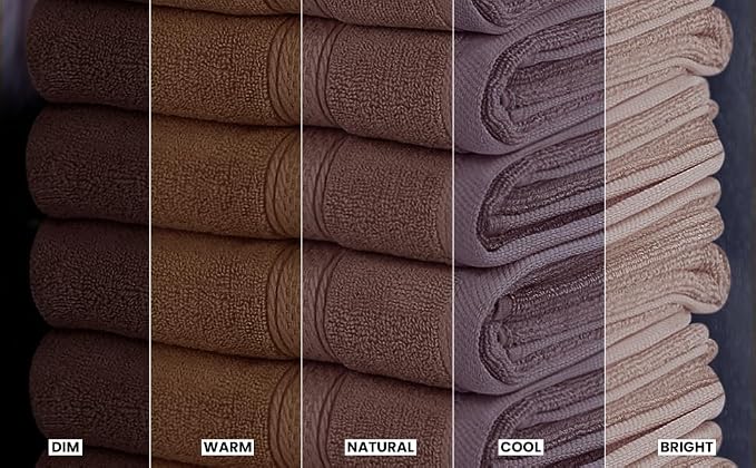 Utopia Towels 6 Pack Premium Hand Towels 16x28 in 600 GSM Cotton Dark Brown | - Image 4