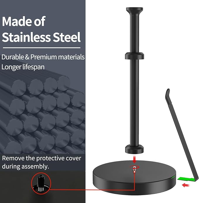 Jesginboo Countertop Paper Towel Holder - Image 6