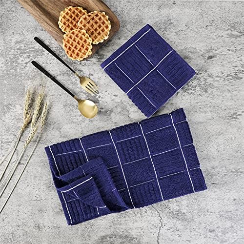 Glynniss Kitchen Towels and Dishcloths Set, Four Dish Towels 16x26 Inches - Image 5