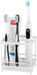Electric Toothbrush Holders for Bathrooms Toothpaste Organizer, Removable by Heagoale