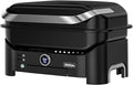 Volteq Electric Grill with Smart Tem Control for Apartments - 6-in-1 Smokeless Compact Patio BBQ Grill for Balcony & Deck, 1500W Fast Heating, No Flames Perfect for Rentals