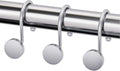 AmazerBath Shower Curtain Hooks Chrome Shower Curtain Rings, Heavy Duty Modern by AmazerBath