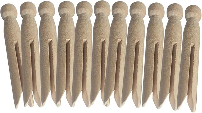 Round Wooden Clothespins - Image 7