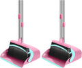 Broom and Dustpan Set, 52-in Long Adjustable Handle Broom Dustpan Combo by nacena