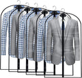 Clear Garment Bags for Hanging Clothes Travel Suit Bags for Closet Storage by HomeClean