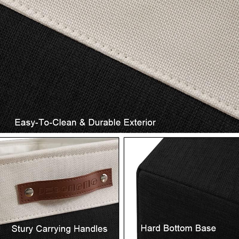 DECOMOMO Storage Bins, Extra Large Fabric Storage Baskets - Image 4