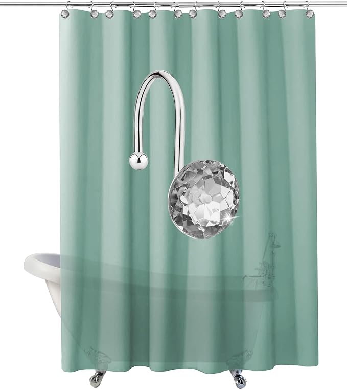 12PCS Shower Curtain Hooks Rings - Image 5