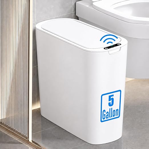 TIPGO 5 Gallon Automatic Bathroom Trash Can by TIPGO