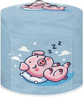 Xoenoiee Cute Pig Blue Pattern Pressure Cooker Cover for Instant Pot, Kitchen Appliance Dust Cover with Pockets for Rice Cooker Air Fryer Slow Cooker, for 6 Qt Pot
