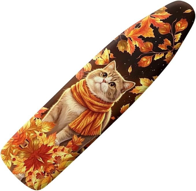 Thanksgiving Cat Ironing Board Cover and Pad Heat Reflective Stain Resistant by Unknown