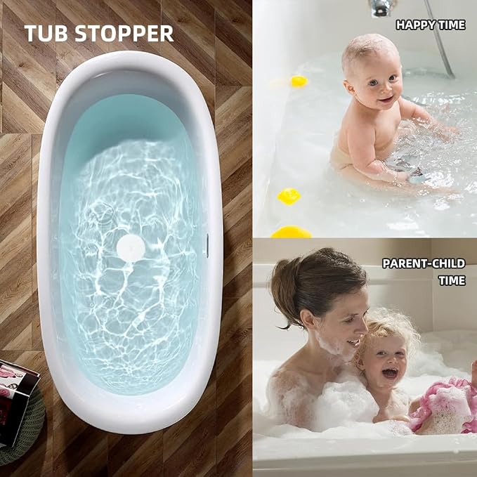 Tub Stopper 2PCS, Bathtub Drain Stopper, 6 inches Bathtub Tub Drain Cover - Image 5