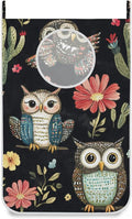 Black Owls Cactus Butterfly Hanging Laundry Hamper Door Hampers Bag Basket by Tatenale